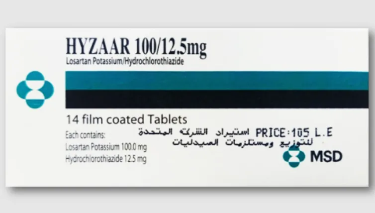 هايزار 100/12.5مجم 14 قرص