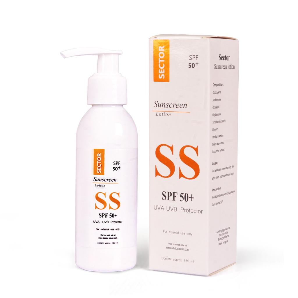 سيكتور صن سكرين لوشن spf  50+ 120 مل