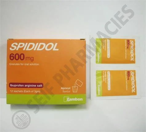 سبيديدول 600 مجم 12 كيس به حبيبات فوارة