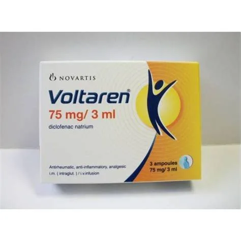 فولتارين 75مجم/3مل 3 أمبولات حقن