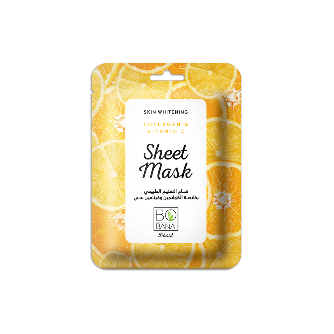 bobana sheet mask vitamin c & collagen