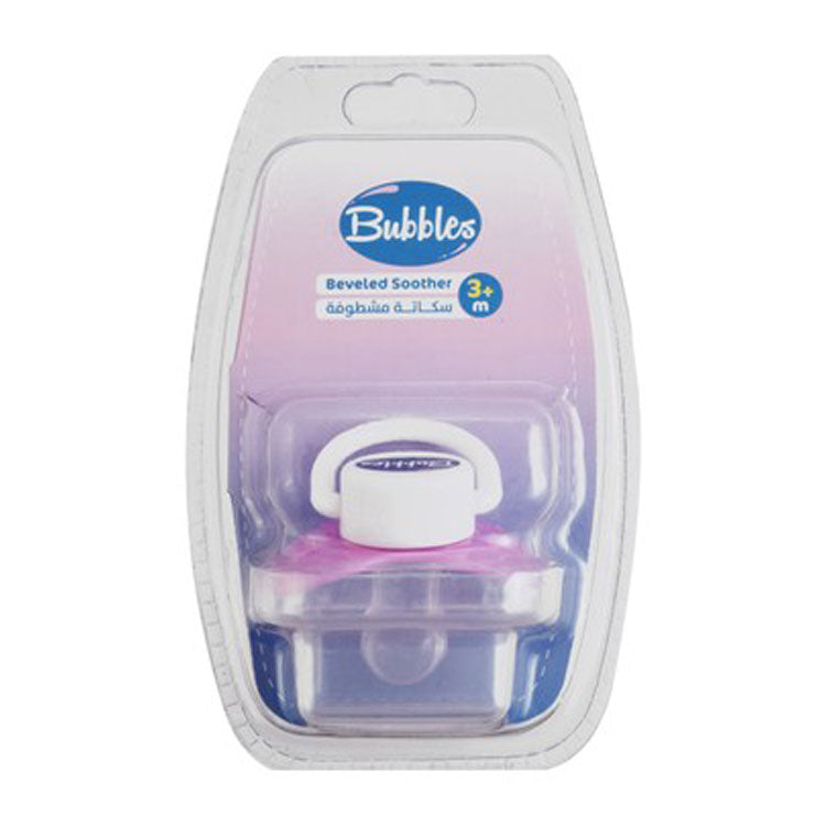 BUBBLES BEVELED SOOTHER +3M