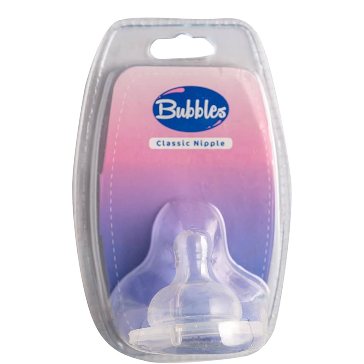 BUBBLES classic nipple 12 months