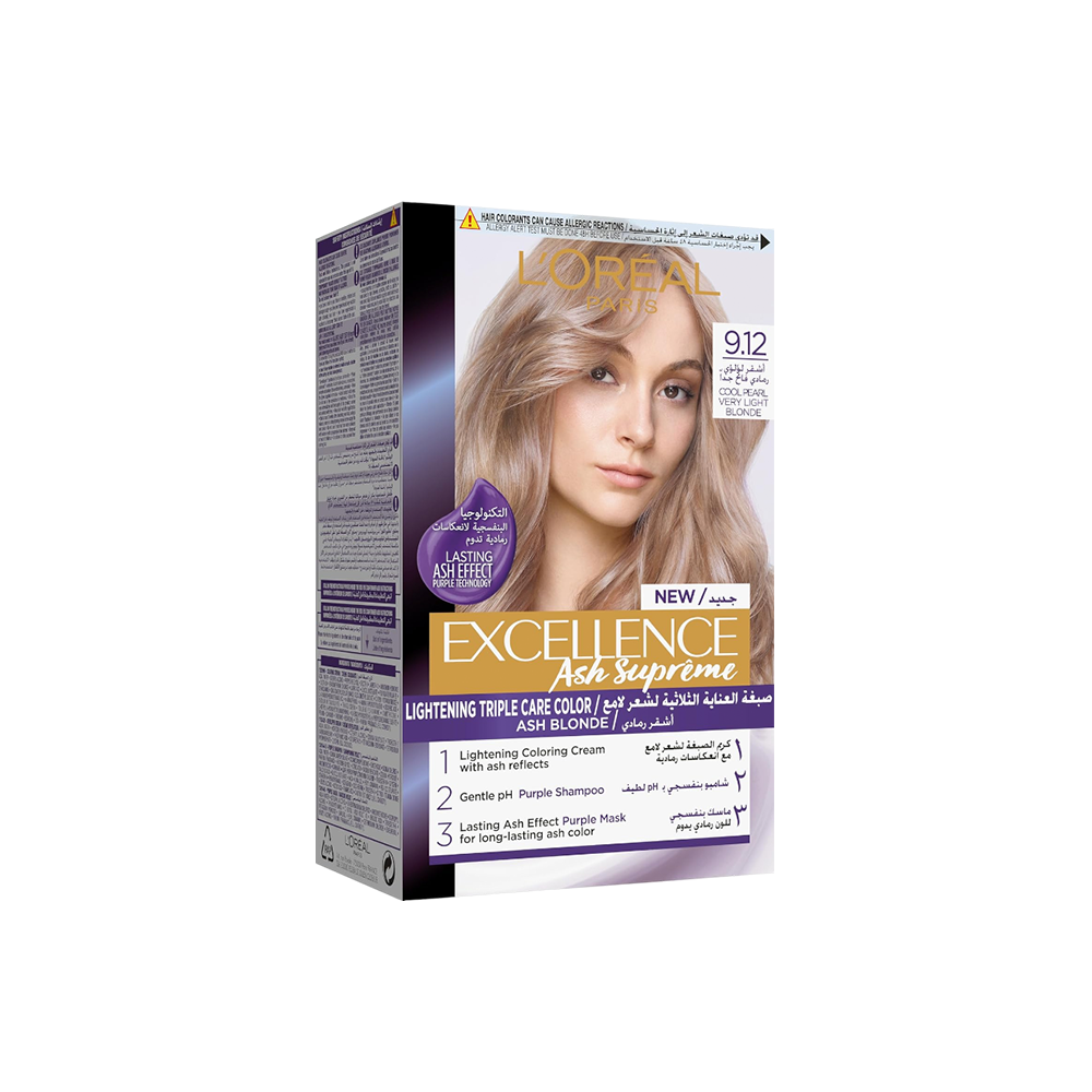 loreal excellence 9.12 cool pearl very light