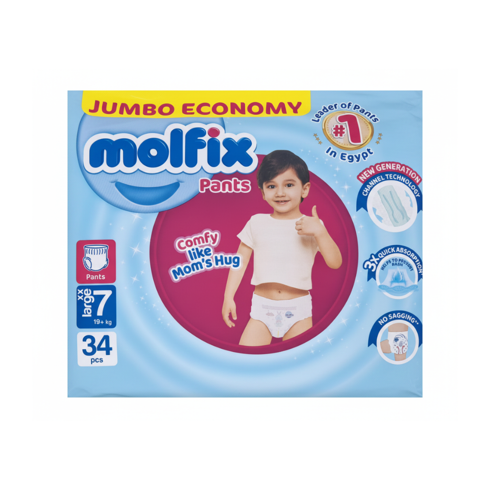 Molfix 7 pants 34 diapers