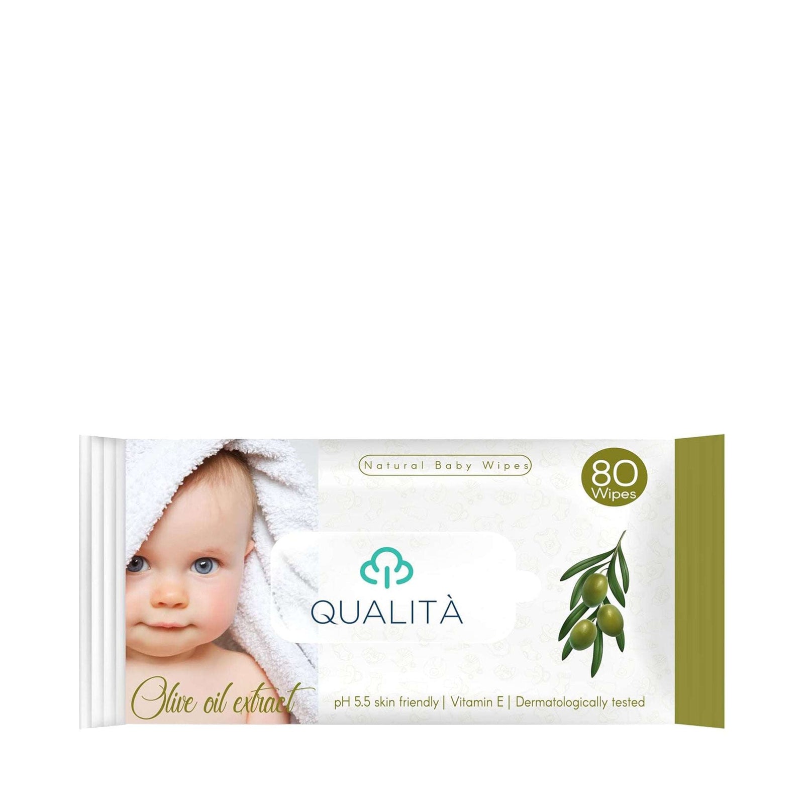 qualita baby wipes 80 wipes