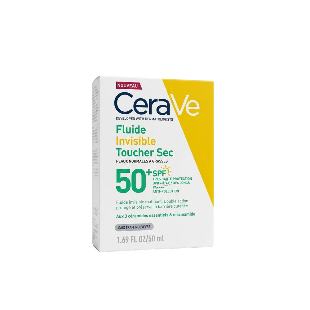 cerave fluid invisible touch dec spf50 50ml