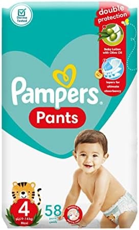 PAMPERS PANTS 4- 58PCS