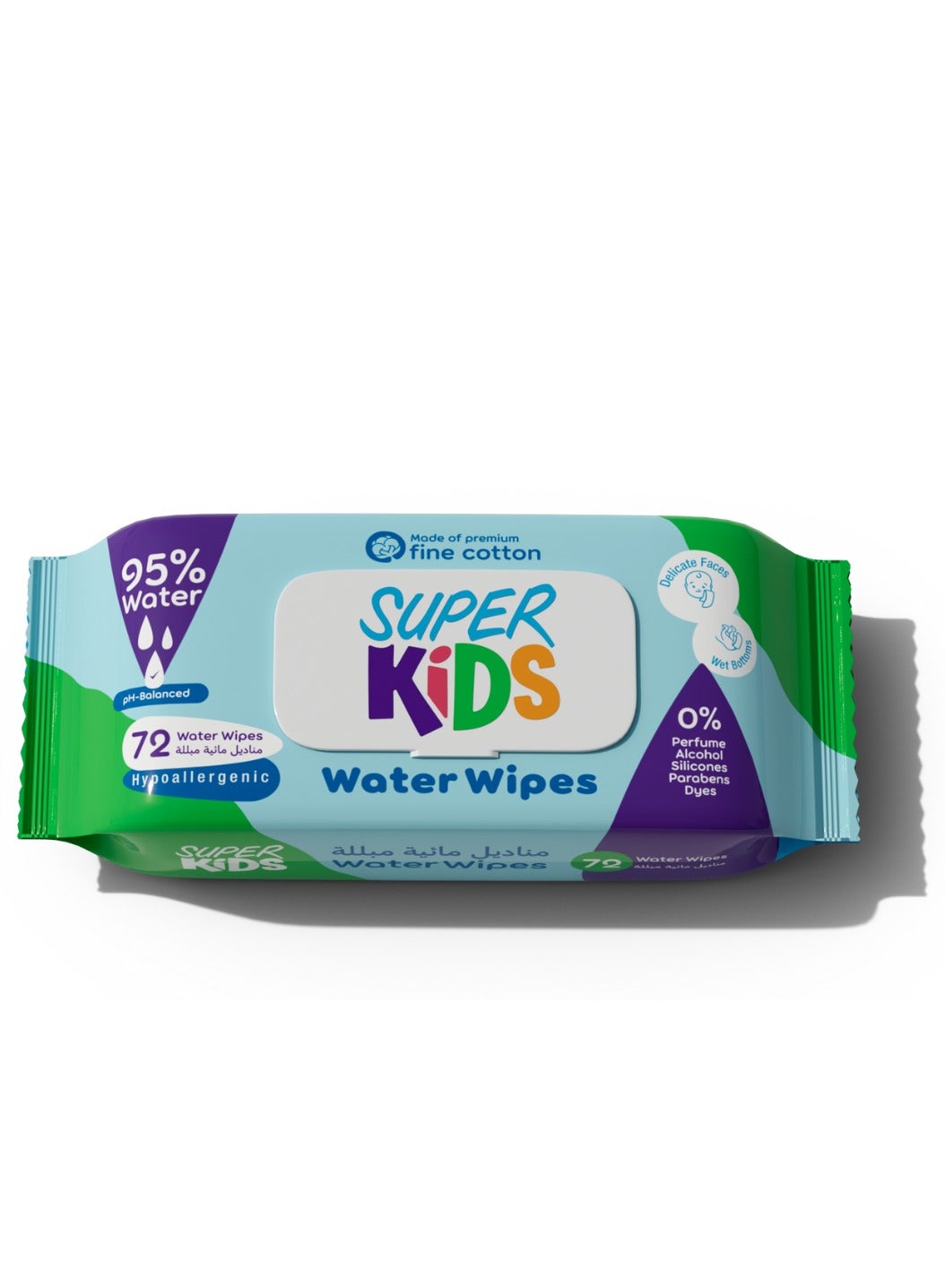super kids wipes 72