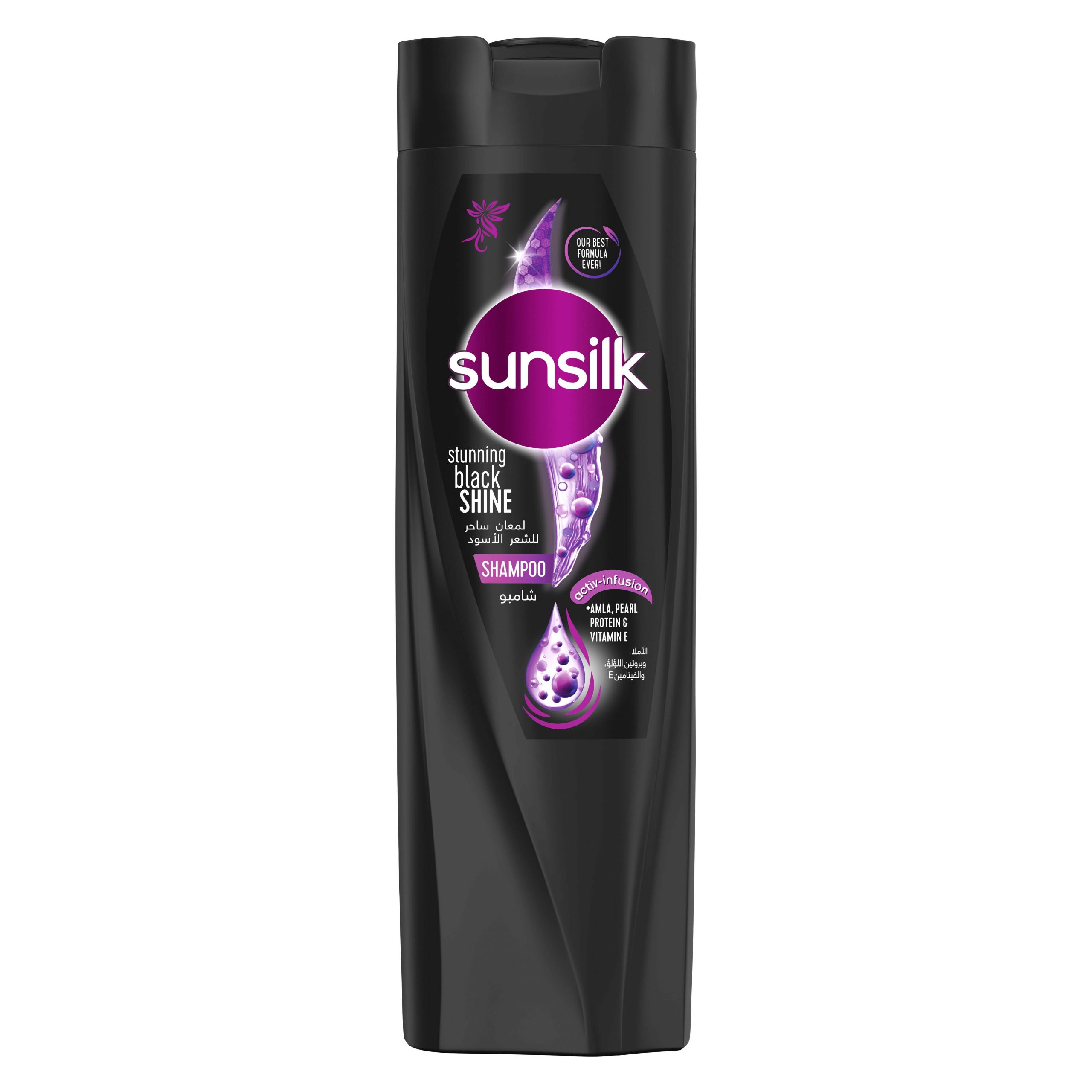 SUNSILK SHAMPOO BLACK SHINE 180ML