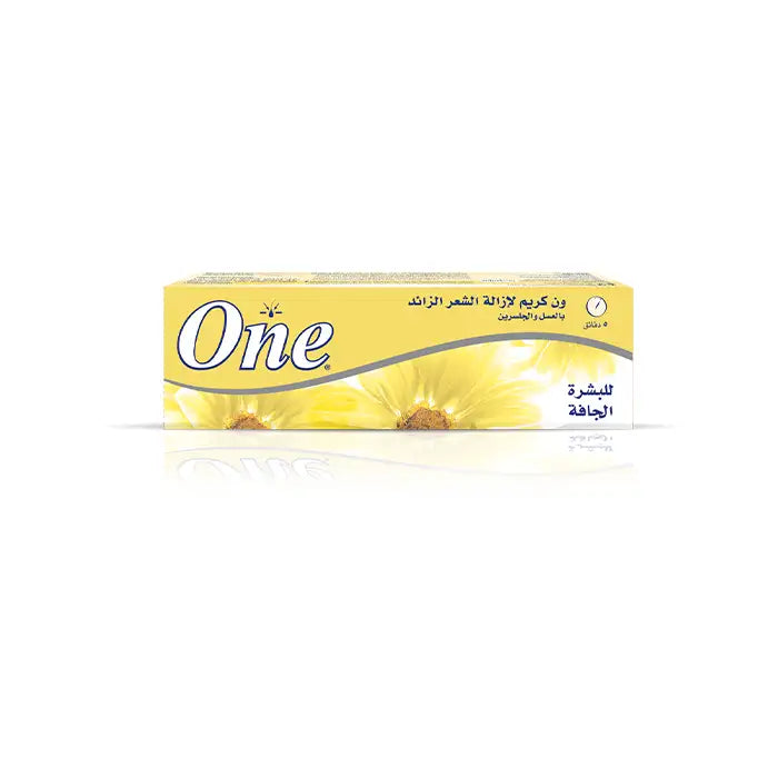 one hair removal cream 40 gm yellow