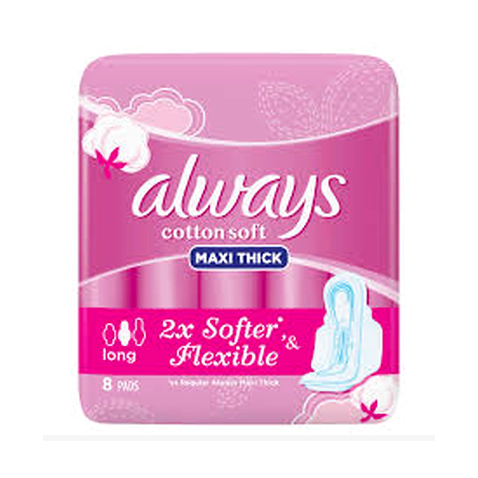 always maxi long 8 pads