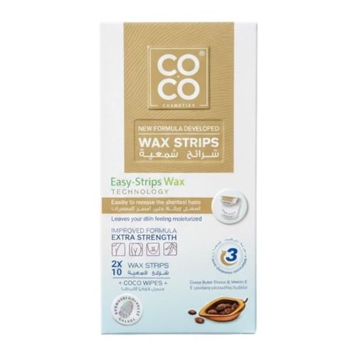 Coco wax strips with Butter
