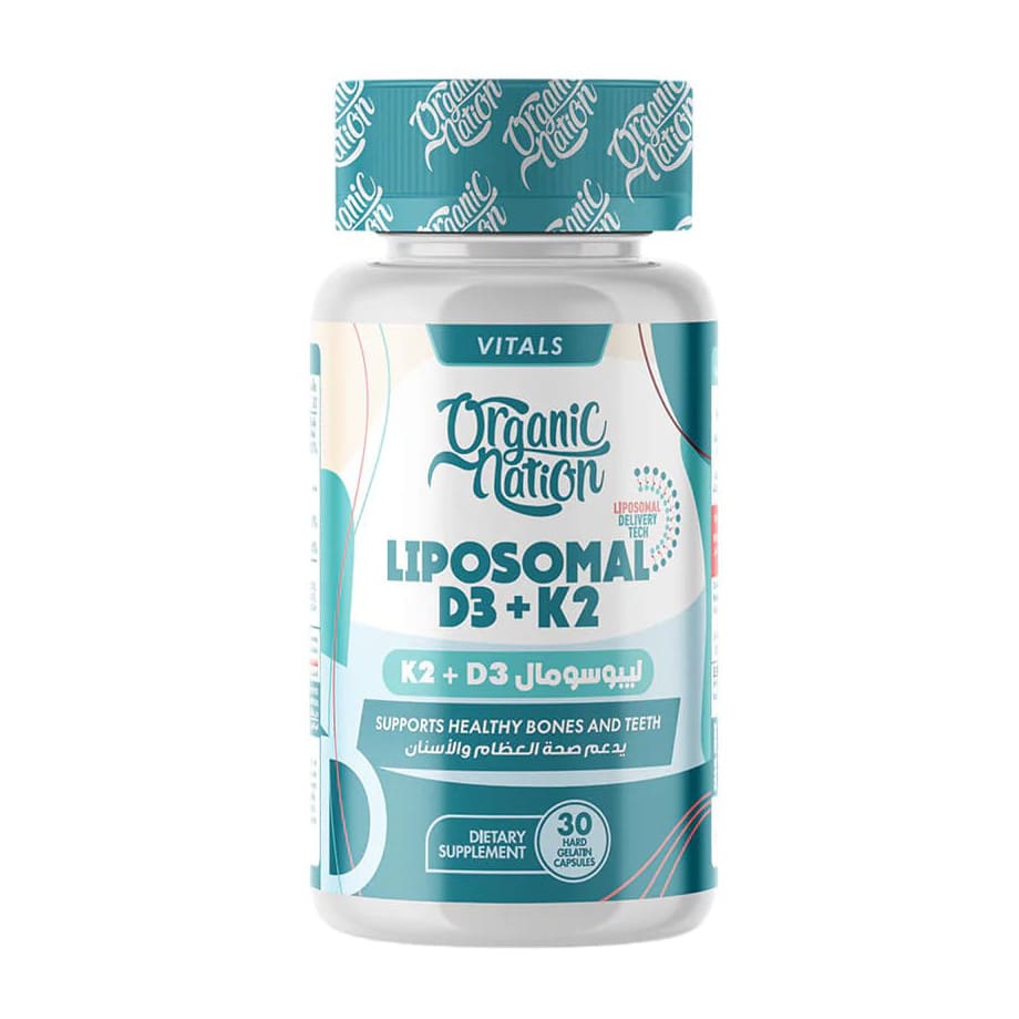 organic nation liposomal d3+k2 30 cap