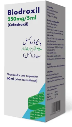 بيودروكسيل 250مجم/5مل معلق 60 مل