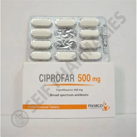 سيبروفار 500 مجم 10 اقراص