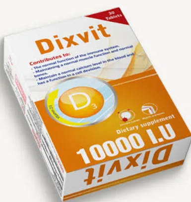 ديكسفيت 10.000 وحدة دولية 20 قرص