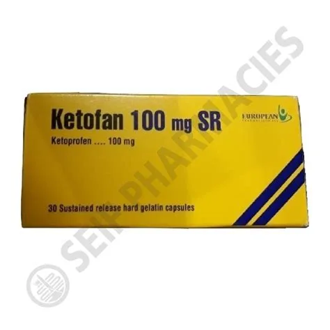 كيتوفان اس ار 100 مجم 30 كبسولة