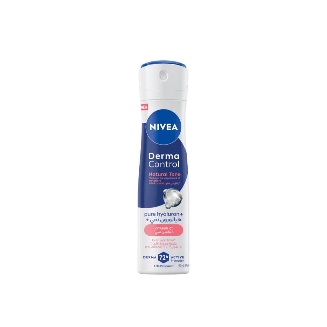 nivea spray derma control natural tone vitamin