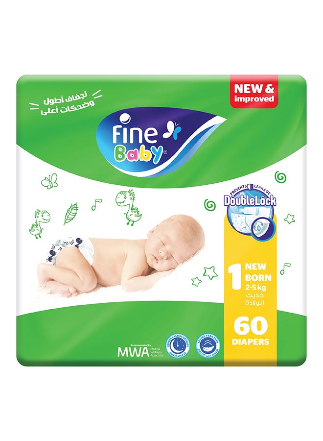 FINE BABY 1 NEW BORN 60PAC