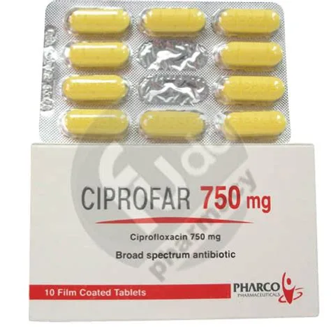 سيبروفار 750مجم 10 اقراص